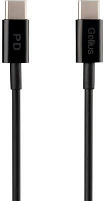 Кабель Gelius Contact GP-UC111 60W Type-C/Type-C 1 м чорний