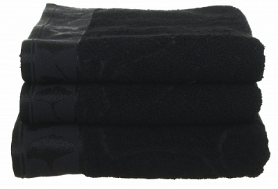 Полотенце махровое Ginko 70x140 см черный Texpol 
