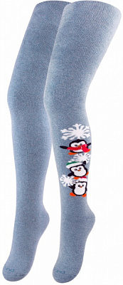 Колготки для мальчиков Duna 4462р.122-128 голубой 