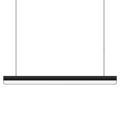 Світильник підвісний Светкомплект LED P-40 4000K 40 Вт чорний