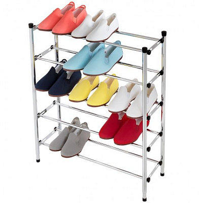 Подставка для обуви Tatkraft Expert 5-уровневая 225x635x780 мм / хром 