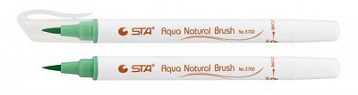 Маркер акварельний STA пензлик AQUA NATURAL BRUSH STA3700-40 кислотний зелений