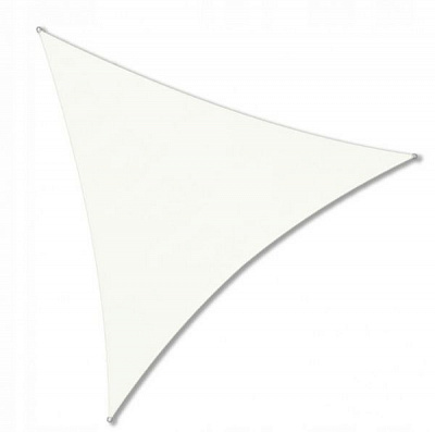 Тент-парус POLI треугольник 3,6x3,6x3,6 м белый 