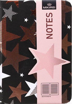 Блокнот Gold line stars 10,5x7,5 см