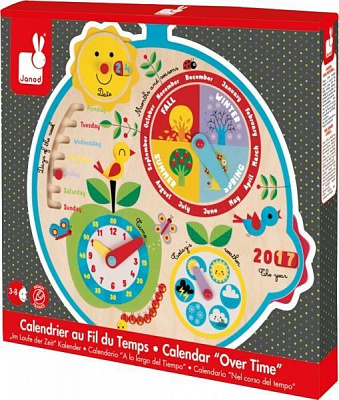 Развивающая игрушка Janod Времена Года (англ.язык) J09620