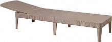 Шезлонг складаний Keter Jaipur капучино 58x187 см