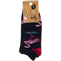 Шкарпетки жіночі Молли Фламінго р. 23-25 темно-синій 
