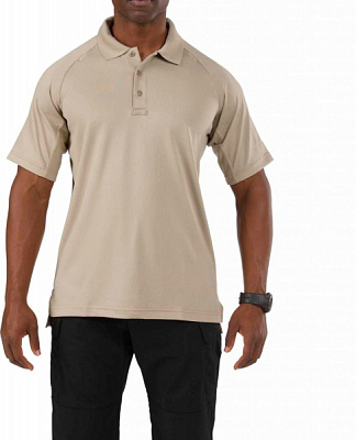 Поло 5.11 Tactical Performance Polo - Short Sleeve Synthetic Knit р.M. Silver Tan