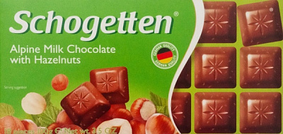 Молочный шоколад Schogetten Шок.мол.лис.гор.100г