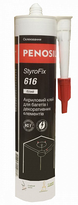 Клей монтажный PENOSIL акриловый StyroFix 616 белый 280 мл