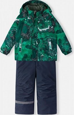 Костюм зимний для мальчиков Lassie Raiku рост 116 темно-зеленый 7100022A 