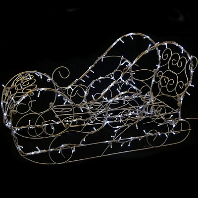 Світлодіодна фігура Санки новорічні 200 LED