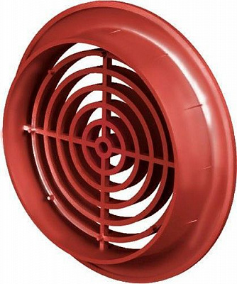 Решетка Вентс МВ 51/2 бВ пластик дерево красное 