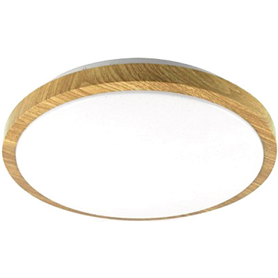 Светильник светодиодный Feron AL5501 Wooden с пультом д/у 60 Вт белый 3000-6500 К 