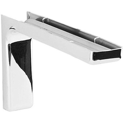 Кронштейн  DC металлический с пластиковой накладкой 180 мм хром 2 шт.