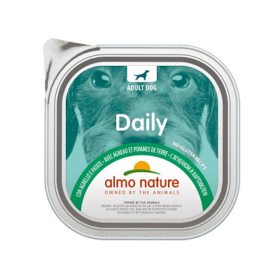 Паштет консервированный для всех пород Almo Nature Daily Dog с ягненком 300 г