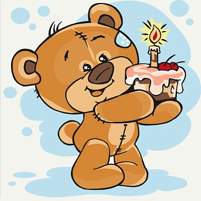 Картина по номерам Сладкий подарок 15570-AC 30х30 см ART CRAFT 