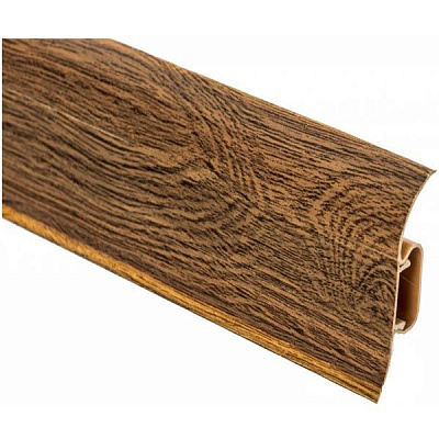 Плинтус ПВХ Novart SW18 дуб токай 18x52x2500 мм 