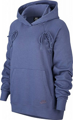 Джемпер Nike W NSW ESSNTL HOODIE FLC TIE BV4566-557 р. L фиолетовый