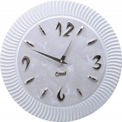 Часы настенные круглый silver grey Lowell