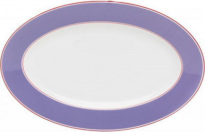 Блюдо Emotion 30,5 см фіолетове Fiora