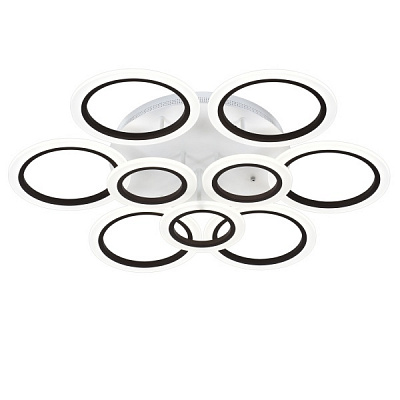 Люстра светодиодная Victoria Lighting с пультом д/у 132 Вт коричнево-белый Olive/PL9 