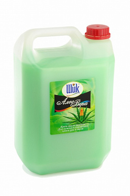 Крем-мыло Шик Алоэ Вера 5 кг канистра 5000 мл