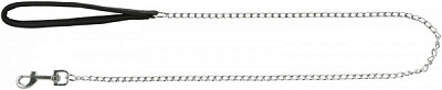 Поводок Trixie для собак цепь с нейлоновой ручкой черный 1 м / 4 мм 14031
