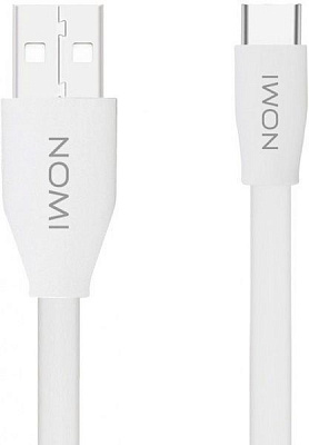 Кабель Nomi USB Type-C 0,15 м білий (430319) dcf 015c