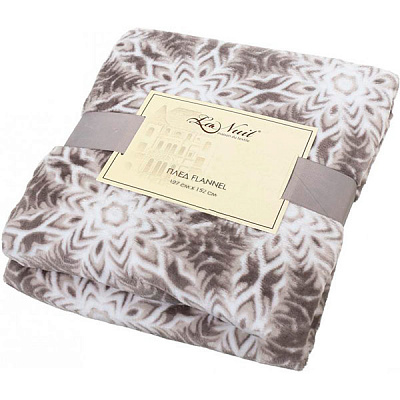 Плед La Nuit Flannel Grey Snow 127x152 см