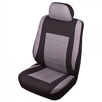 Комплект чохлів на сидіння Vitol JX161079P-Full (10) чорний із сірим