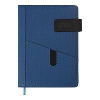 Щоденник датований GALAXY синій Buromax A5 20242025