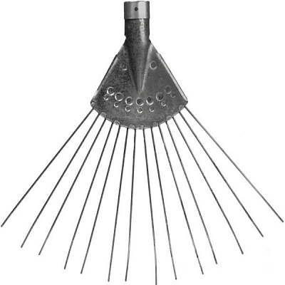 Грабли веерные Солнас 11340 проволочные без черенка