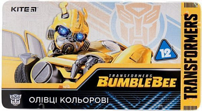 Олівці кольорові Transformers BumbleBee Movie TF19-058 12 шт. KITE