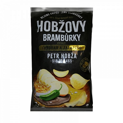 Чипси Straznicke Hobzovy сир Чеддер та Халапеньо 150 г