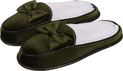 Тапки домашние La Nuit Велюр р. 36-37 изумрудный 