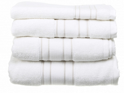 Рушник Villa 70x140 см білий із бежевим Sous Dias