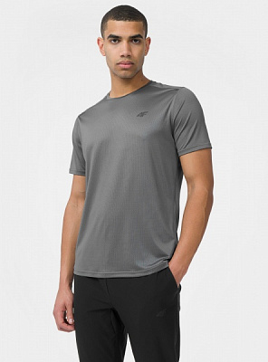 Футболка 4F TSHIRT FNK M493 4FSS23TFTSM493-25S р.S серый