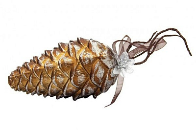 Елочная игрушка Девилон Шишка 032273 18 см 