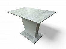 Стіл обідній 1100(1450)x700x750мм урбан лайт/урбан лайт/білий