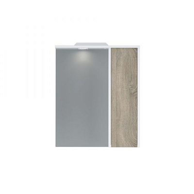 Зеркало со шкафчиком AM.PM M91MPR0601WF38 GEM S правое, 60 см белый/дерево 