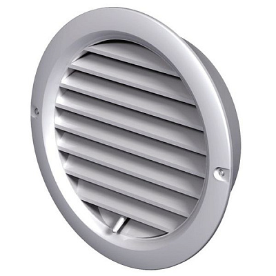 Решетка Вентс МВ 150бВР пластик белый 