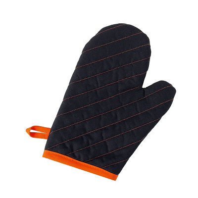 Перчатка для гриля Home Line 19x29 см черно-оранжевая