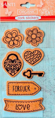 Набір наліпок корковий стікер 740833 7 шт.