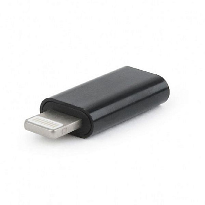 Переходник Cablexpert черный (A-USB-CF8PM-01) USB Lightning (Type-C USB розетка) 