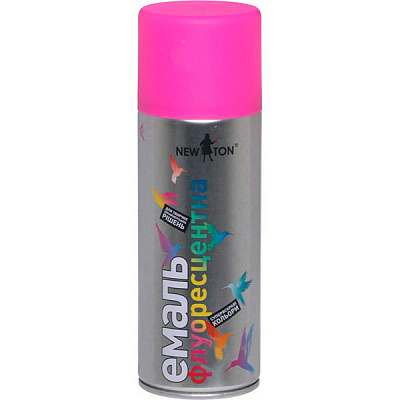 Эмаль аэрозольная флуоресцентная Ral 0096 New Ton розовый 400 мл