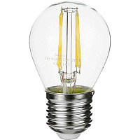 Лампа светодиодная Gauss Black Filament G45 5 Вт E27 4100 К 220 В прозрачная 105802205 