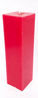 Свеча Призма 5х17 см красная KOZAK
