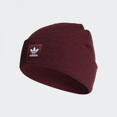 Шапка Adidas AC CUFF KNIT ED8714 OSFW бордовый