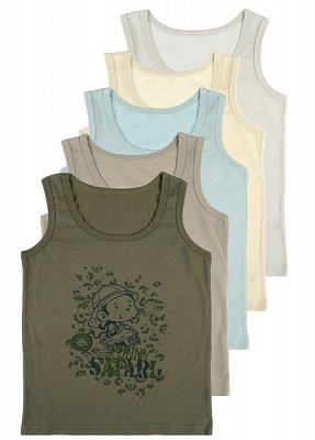 Майка детская для мальчика DONI 7771MY р.98-104 в ассортименте 